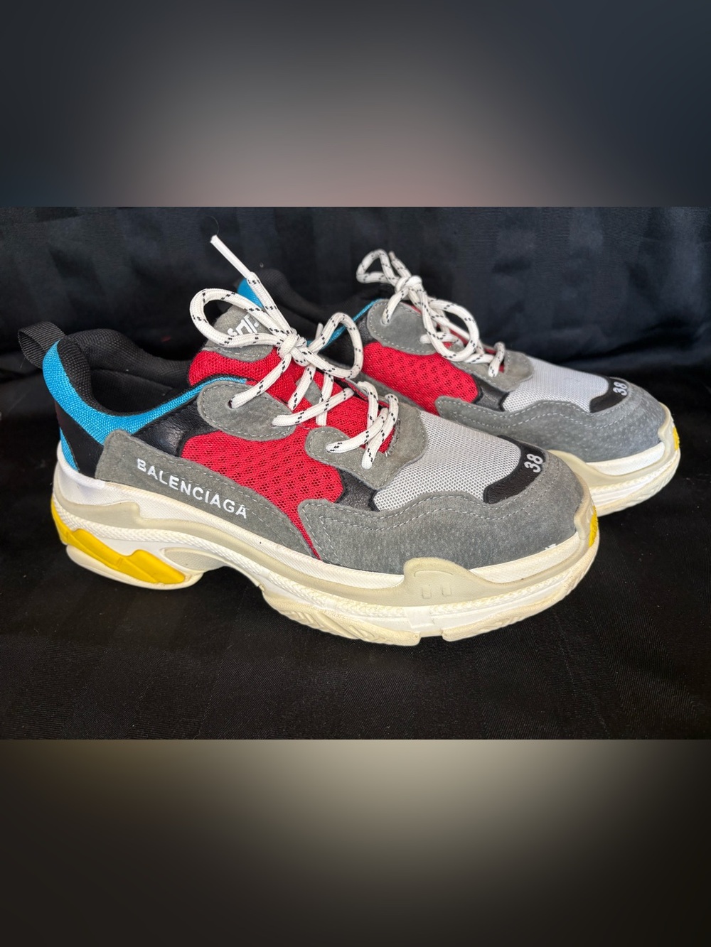 Red & Gray Women's Sneakers